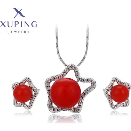 Xuping Summer Sale Fashion Imitation Pearl Jewelry Sets for Ladies Wedding Gift 60088