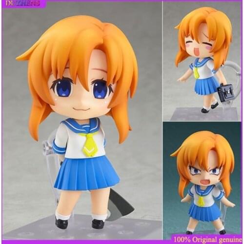 100% Original: Higurashi no Naku Koro ni ryugu Rena Q version figma PVC Action Figure Anime Figure Model Toys Figure Doll Gift