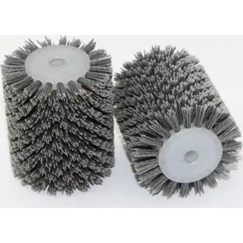 120*100*13mm Nylon Wire Wood Brush Abrasives Wire Brush Wheel for 9741 Wheel Sander Wooden Furniture Polishing