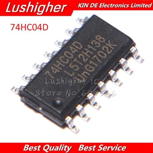 20PCS 74HC04D SOP 74HC04 SOP14 SN74HC04DR SMD New Original