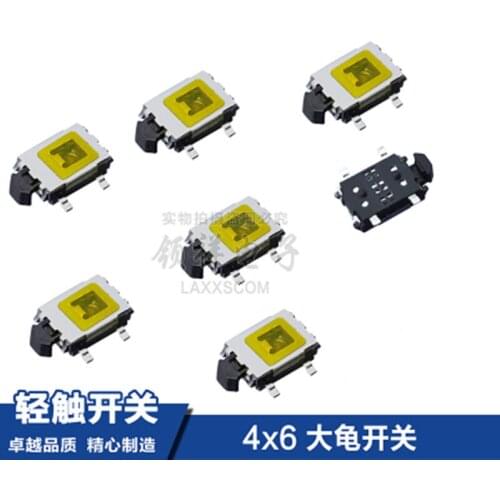 30PCS 4*6 large turtle type micro switch / micro button switch TS-013 turtle type switch 2 foot big turtle 4x6