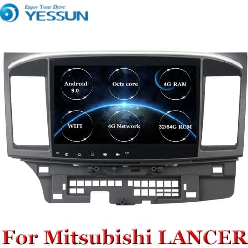 Android 9 Octa core 10.1"Car Radio Head Unit GPS Navigation Multimedia Player For Mitsubishi Lancer-ex 2008 2009 2010 2011-2015