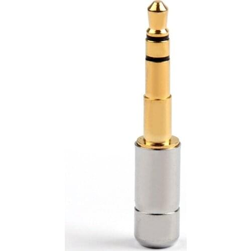 Areyourshop Audio Connector 3.5mm Stereo 3 Pole Male Jack Plug Jack Repair Earphones Audio Adapter S