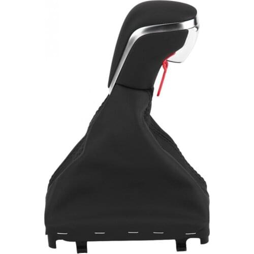 Car Auto Gear Shift Knob with Leather Boot Gaiter 4GD 713 139B IBR for Audi A6 C7 2015 2016 2017 2018 A7 4G8 Car Shift Gear Knob