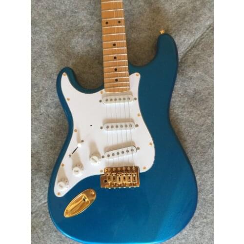 Free delivery / blue silver pink gold accessories high quality left handed guitar / China Electric Guitar