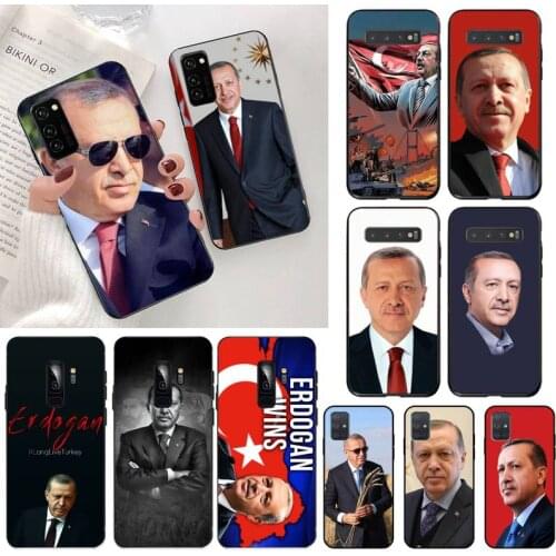 CUTEWANAN President Turkey Recep Tayyip Erdogan Phone Case for Samsung S20 plus Ultra S6 S7 edge S8 S9 plus S10 5G lite 2020
