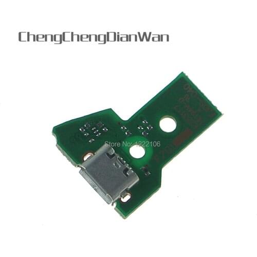 ChengChengDianWan JDS 040 USB Charging Board USB Port Socket For PS4 controller jds040 JDS-040 charger board & 12pin Cable