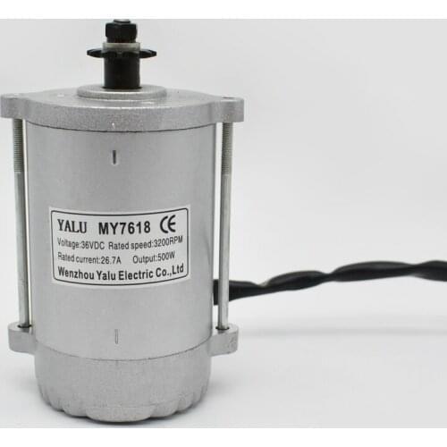 DIY Electric BikeAdult folding electric scooter battery reverse Brushed DC motor MY7618 600W36V