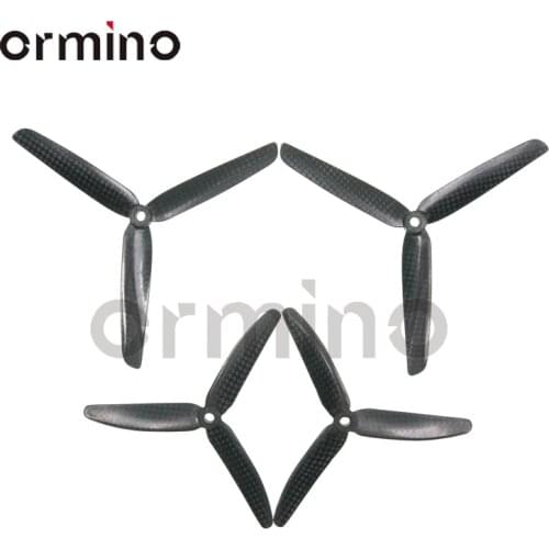 Ormino 2 pairs 5030 Propeller 3 Blade FPV Propeller RC Mini Drone Diy Kit 6033 Carbon Fiber QAV250 Frame Quadcopter Propelle