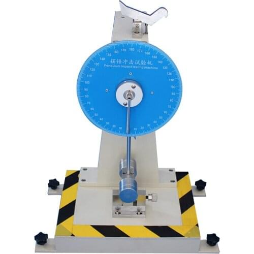 Simple beam pointer type digital display pendulum plastic measuring strength tester