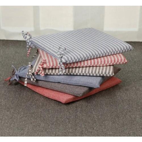 Removable Square Dining Chair Cushion Home Ground Seat Pad Office Chair Backrest Cushion Sofa Throw Pillows Home Decor