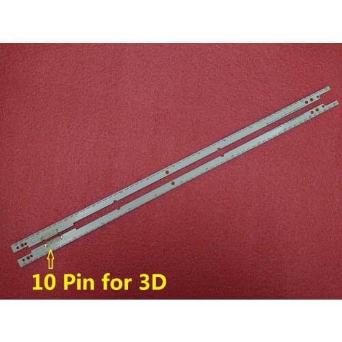 2pcs/set LED strip For Samsung un46es6500 UE46ES6800U UA46ES5500 UE46ES6300 UA46ES5500 SLED 2012SVS46 7032NNB LEFT60 RIGHT60 3D
