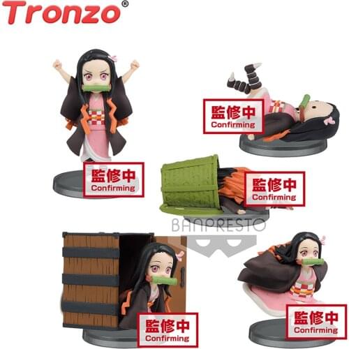 Tronzo Anime Demon Slayer Kimetsu no Yaiba WCF Kamado Nezuko Collection PVC Action Figure Model Toys Figurine Brinquedos Gifts