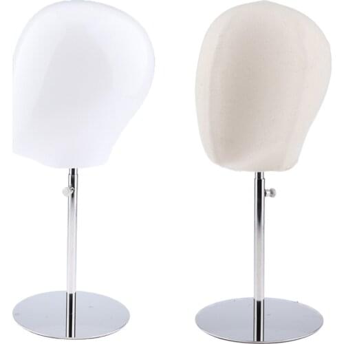 Showcase Adjustable Mannequin Head Hat Stand Displaying Rack Wig Holder Also Can be Used as Abstract Decoration Model