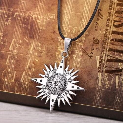 Black Butler Jewelry Magic Array Logo Pendants NecklacesHot Anime D.Gray-man Newest Charm
