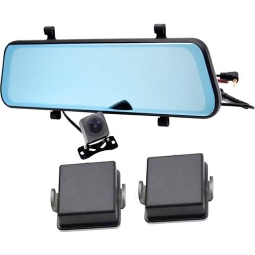 Full HD Touch Screen Car DVR Rear View Mirror black box BSM BSA BSD Blind Spot mirror
