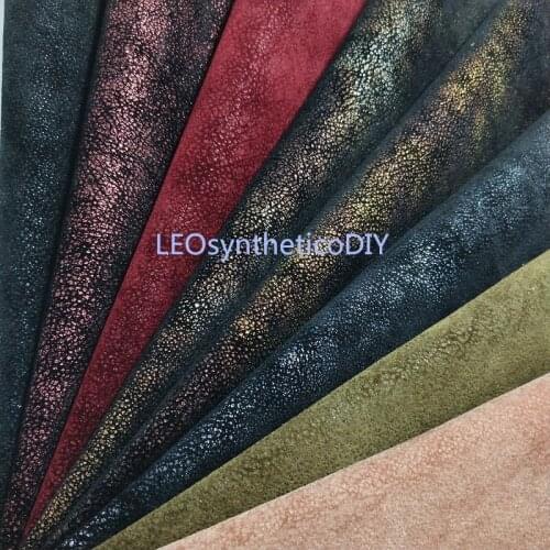 1PC 21X29CM Synthetic Letaher, Cuero Sintetico Metallic Velvet Leather For Making Bows Accessories LEOsyntheticoDIY T200