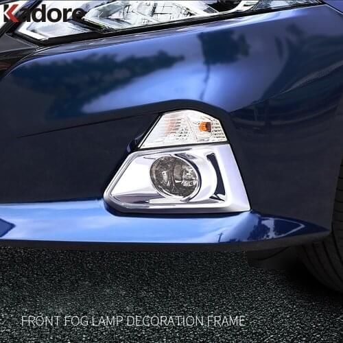 Front Fog Light Lamp Cover Tirm For Nissan Altima 2019 2020 2021 Edition One Chrome Foglight Frame Trims Accessories Car Styling