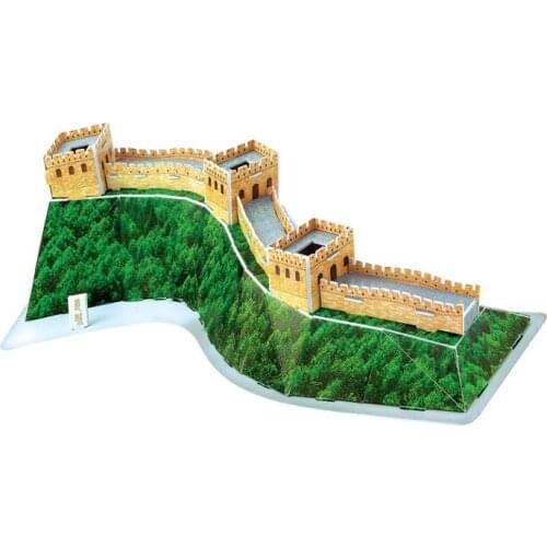 Great Wall Of China 3d Three-dimensional Jigsaw Puzzle Adult / Child Model Handmade Gift Unisex Movie & Tv 2021