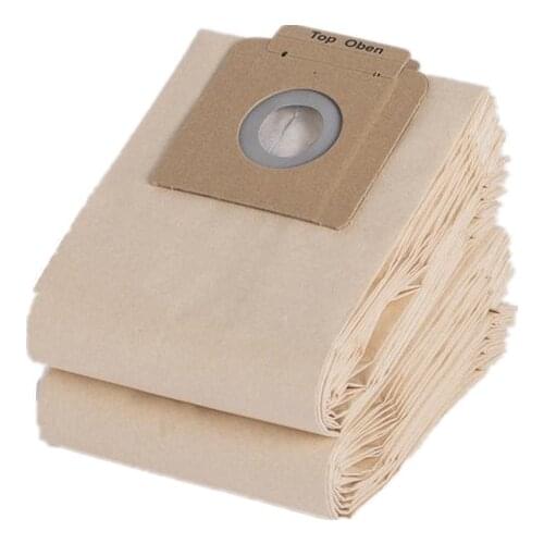 5 pieces/lot Vacuum Cleaner Filter Bags Paper Dust Bag for Karcher T8/1 T7/1 T10/1 T9/1Bp Vacuum Cleaner Parts Accessories