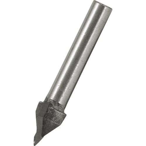 60 Degree CNC Router Engraving V Groove Bit Round Shank Woodworking Cutting Tool 6x10mm 1/4" Milling Cutter Machine Accessories