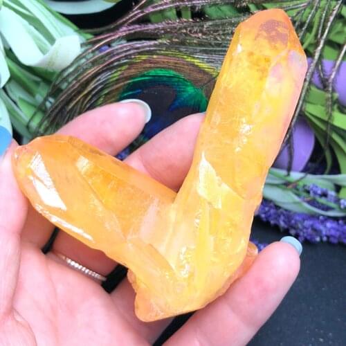 Aura Quartz Crystal Cluster Angel Aura Natural Quartz Crystal Druzy Geode Specimen Minerals Reiki Healing Chakra
