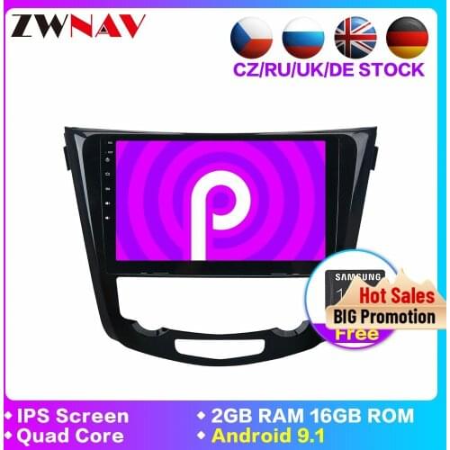 10.2" Android 9.1 Car GPS Radio for Nissan X-Trail Qashqai J10 J11 2014 2015 2016 2017 Stereo Multimedia Navigation BT head unit