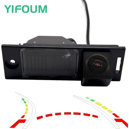 AHD Fisheye Starlight Dynamic Trajectory Car Rear View Wireless Camera For Hyundai Tucson IX35 SUV 3rd Generation 2016 2017 2018