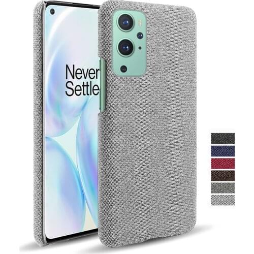 Cloth Leather Case On The For OnePlus 9 8 7 7T Pro 8T 6T 6 5T 5 Nord N100 N10 5G 1+8t 1+9 Slim Retro Cloth Hard PC Phone Cover