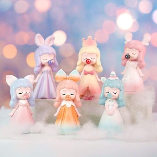 Fantasy Girl Heart Decoration Cartoon Cute Bubble Girl Blind Box Creative Gift Birthday Gift Random One Box Surprise Gift