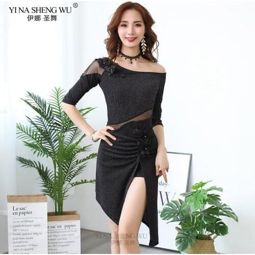 Belly Dance Costume Sexy Dress Clothing Costume Set Elastic Half Sleeves Bellydance One-piece Dress for Gilrs Belly Dancewear