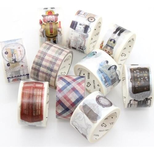 KSCRAFT 30mm*7m Adhesive Tape for Scrapbooking DIY Craft Sticky Deco Masking Japanese Paper Washi Tape