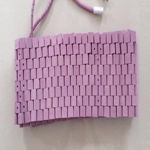 Strip high temperature heater1860X120mm 220V10KW indistrial heater pad with female plug special flexible heater ceramic heating