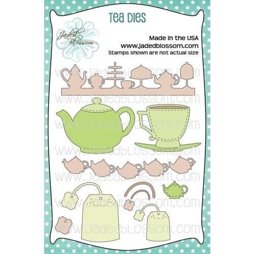 Metal cutting dies tea die cut mold card Scrapbook paper craft knife mould blade punch stencils