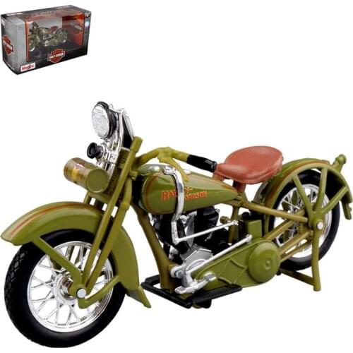 Maisto 1:18 Alloy Model Cars Toys 1928 JDH Twin Cam Simulation Motorcycle Locomotive Collection Decoration Gifts For Children