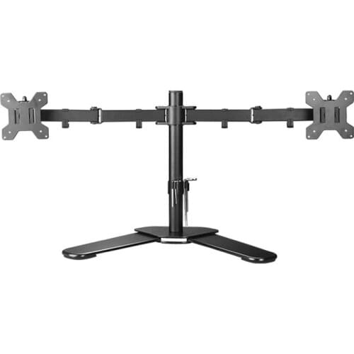 DL-MS01 Desktop Clamping Full Motion 360 Degree Dual Monitor Holder 10"-27"LCD LED Monitor Mount Arm Loading 9.9kgs PC stand