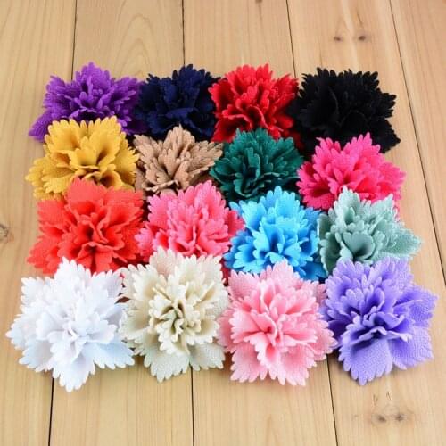 Wholesale , 200 pcs/lot , 3" DIY Fabric Brooch Flower Fashion Accessory, Flower Brooch, Brooches Women