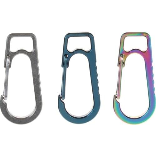 Outdoor Locking Carabiner Buckle Spring Snap Clip Hook Hanging Keyring Eyelet Keychain