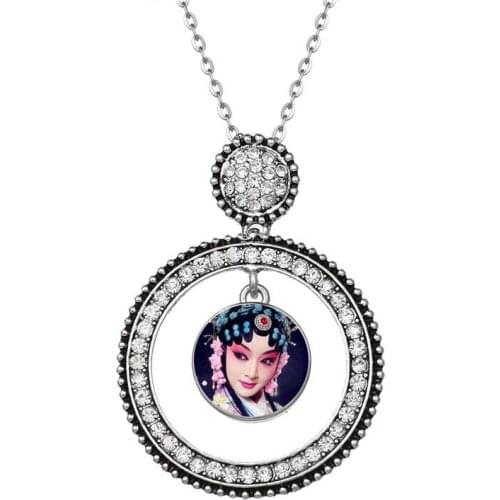 Necklaces pendants for dye sublimation button women necklace pendant Jewellery with white ziron heart transfer blank material