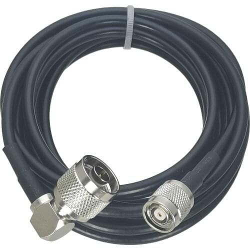 RG58 N Male Plug Right angle to RP-TNC Male Jack Connector Adapter Straight RF Jumper pigtail Cable 6inch~20M