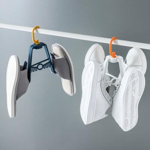 Folding Multi-function Dry Rack Drying Shose Stand Windproof Shose Hanger Rotary