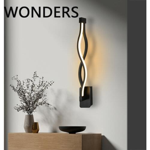 Modern LED Wall Lights for Bedroom Beside Lighting Hotel Room Decoration Lamp Indoor Wall Lamp Art Creative Lamp Aluminum
