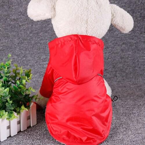 Dog Outdoor Clothes Jacket for Small Dog Pet Supplies Pet Dog Waterproof Raincoat Jumpsuit Reflective Raincoat Sunscreen