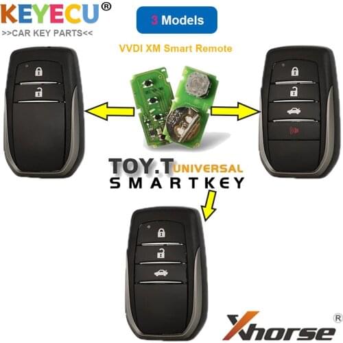 Xhorse VVDI XM Smart Key Universal Remote Control For T-oyota 8A work with VVDI Key Tool Plus,VVDI2 KEY TOOL MAX