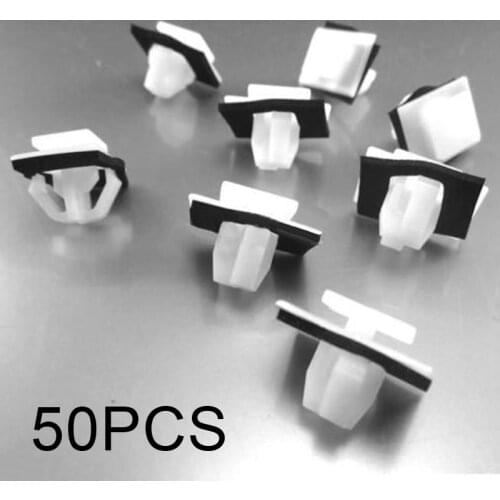 50pcs Car Rivet Clips With Sealer For Hyundai Entourage 2005-On 87756-2E000 Car Rivet Clips With Sealer Kit Nylon Clips