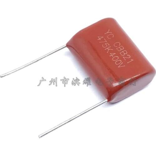 5PCS 400V475 400V 475 4.7UF Polypropylene film capacitor pitch 25mm