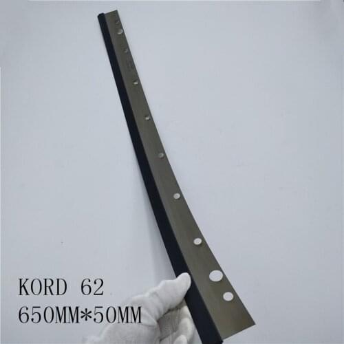 5 Pieces KORD62 Wash Up Blade 10 Holes 650*50mm KORD Machine Parts