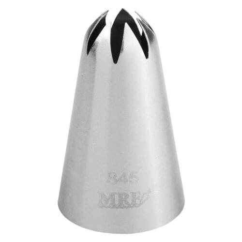 Free Shipping Stainless Steel 304 Large Closed Star Piping Nozzle Cakes Cupcakes Decorating Icing Tips #845/347