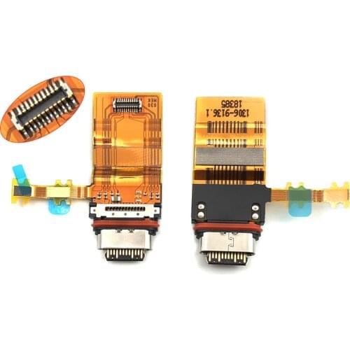 Dock Connector charger Flex Cable For Sony Xperia XZ1 G8341 G8342 G8343 USB Charging Mic Microphone Port board