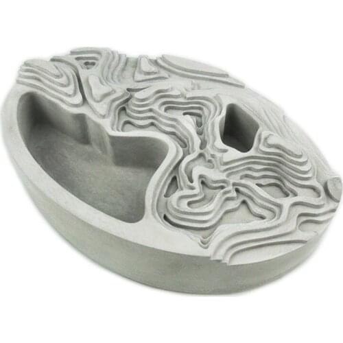 Epoxy Resin Ashtray Mould Home Desk Decoration Ornament Cement Craft Handmade Silicone Concrete Planter Pot Molds